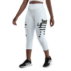 Sketchbook Cat Yoga Capris