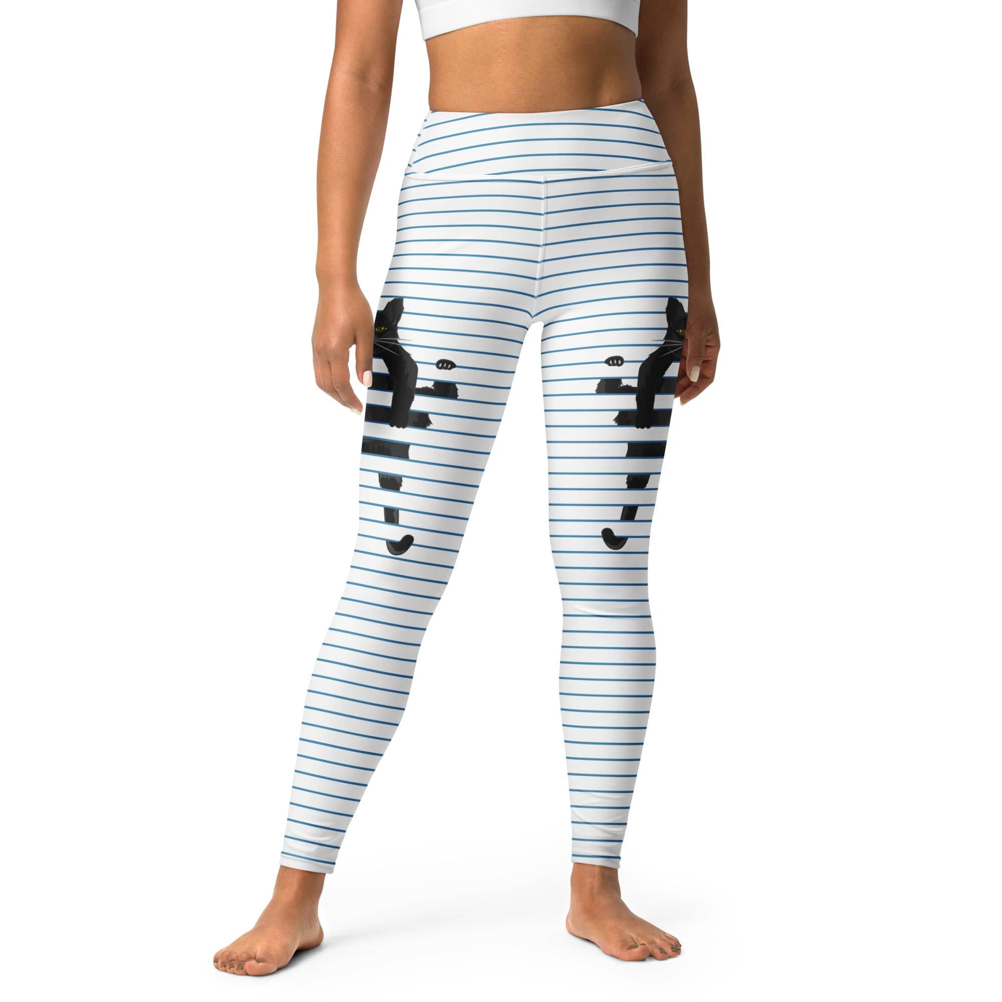 Sketchbook Cat Yoga Leggings