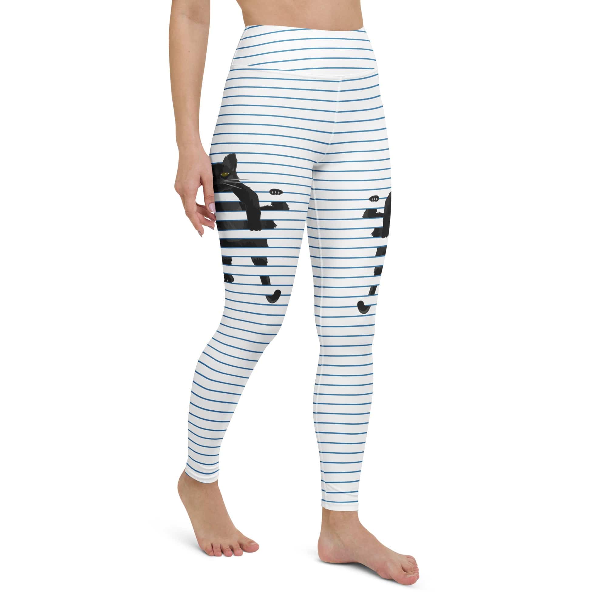 Sketchbook Cat Yoga Leggings