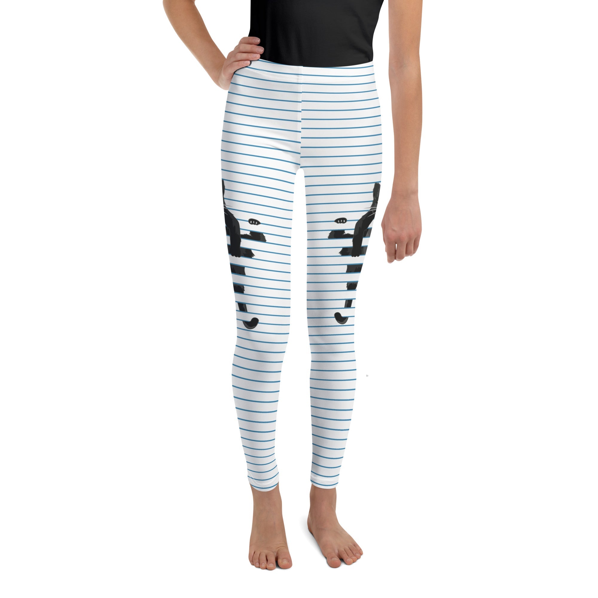 Sketchbook Cat Youth Leggings