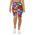 Skulls Biker Shorts