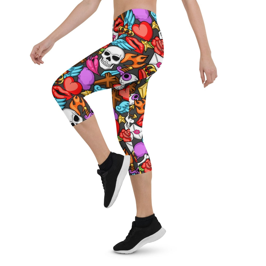 Skulls Capris