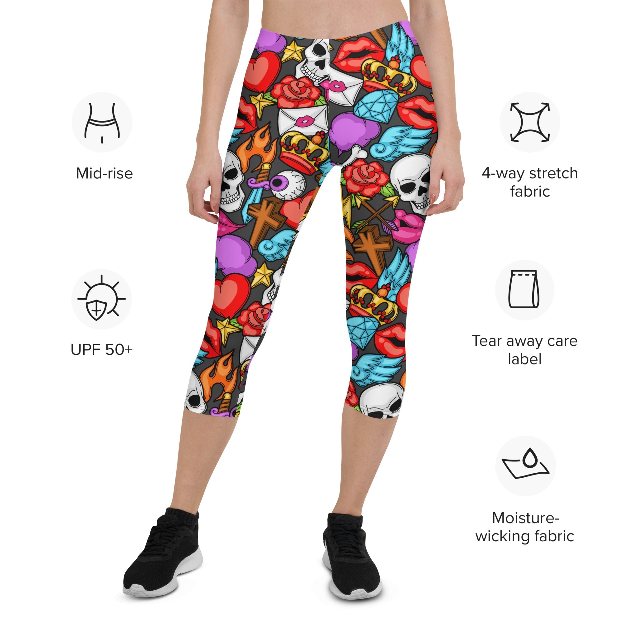 Skulls Capris