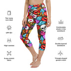 Skulls Yoga Capris