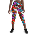Skulls Yoga Capris