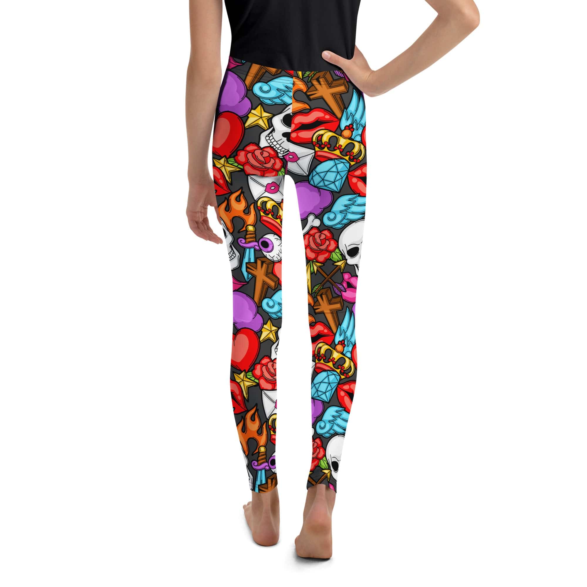 Skulls Youth Leggings