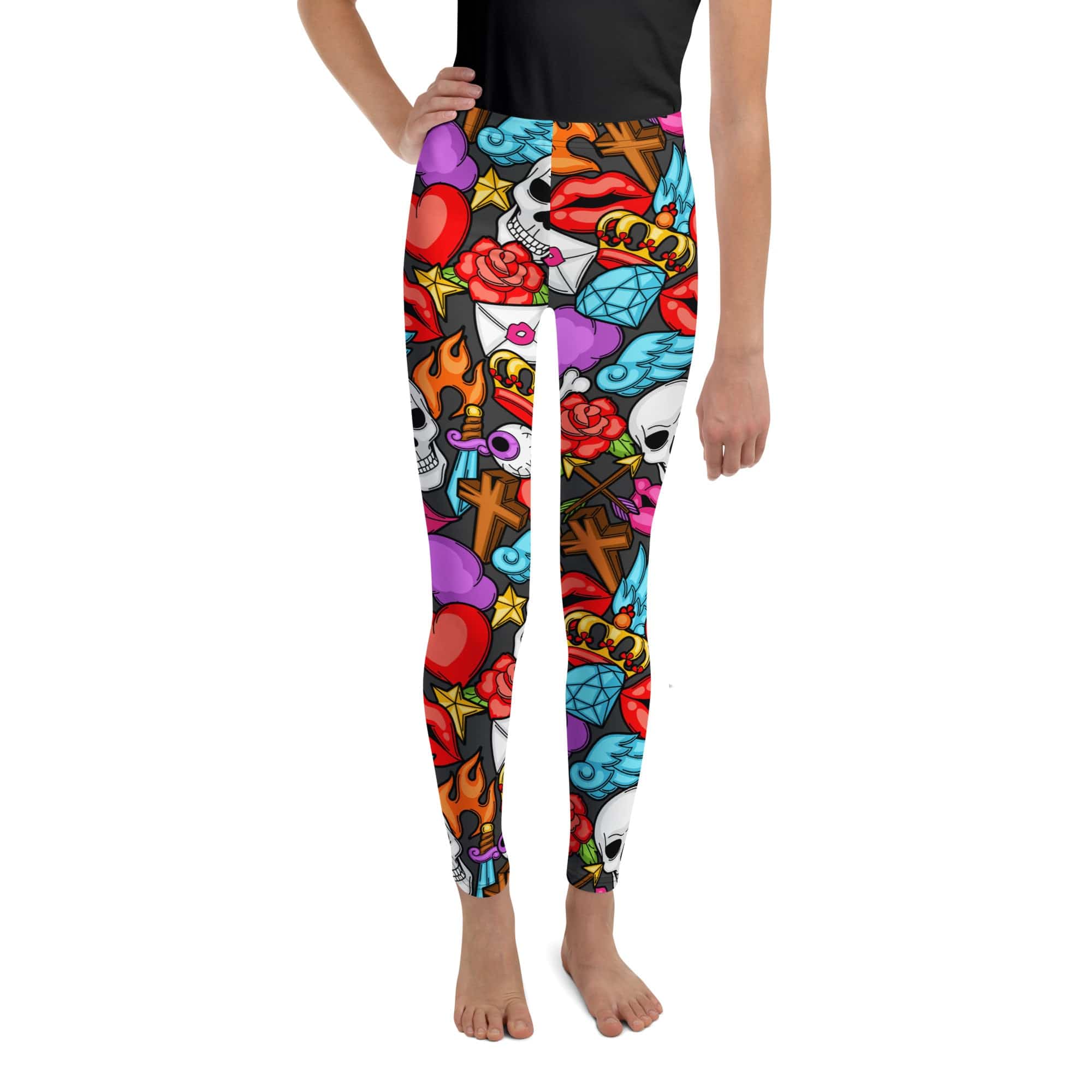 Skulls Youth Leggings