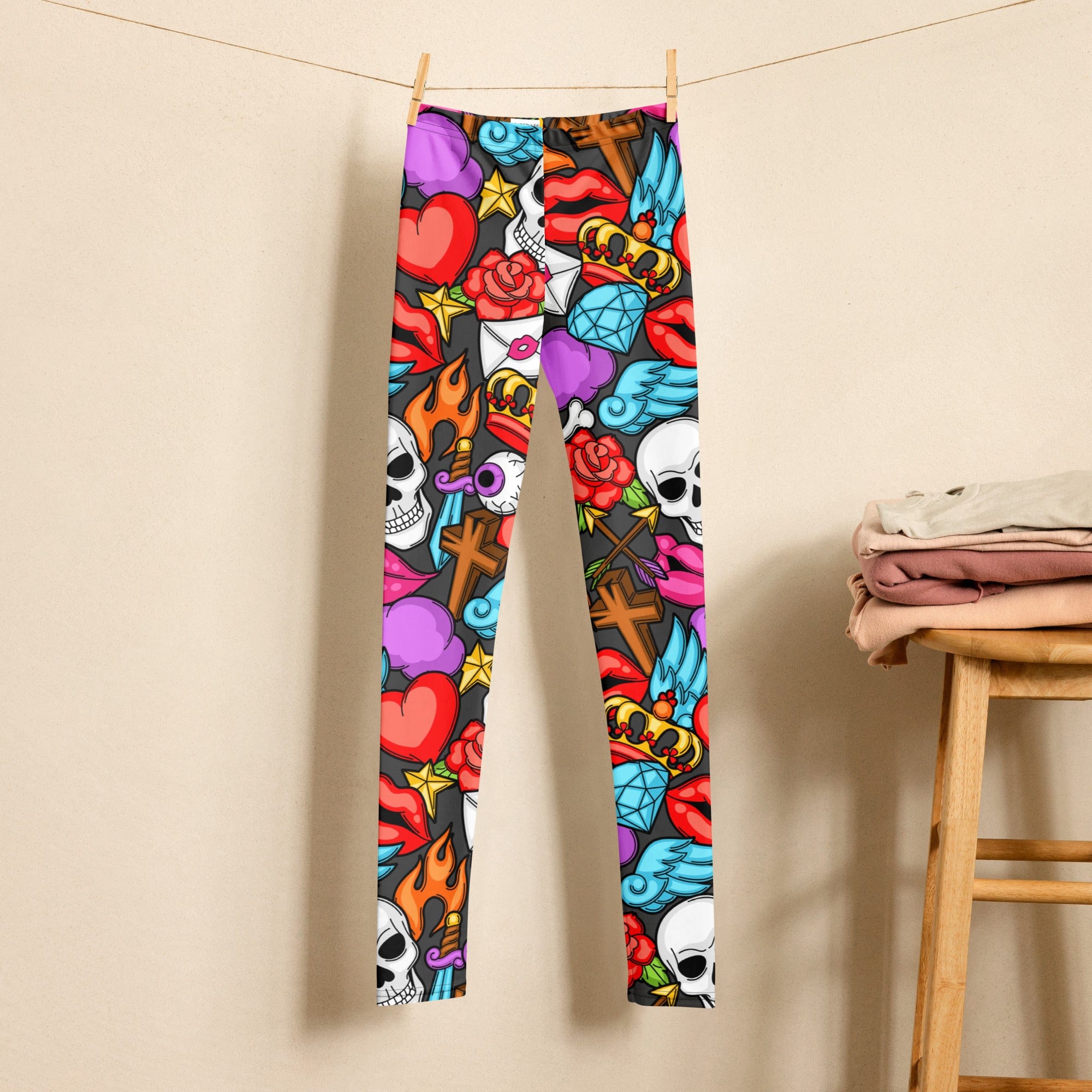 Skulls Youth Leggings