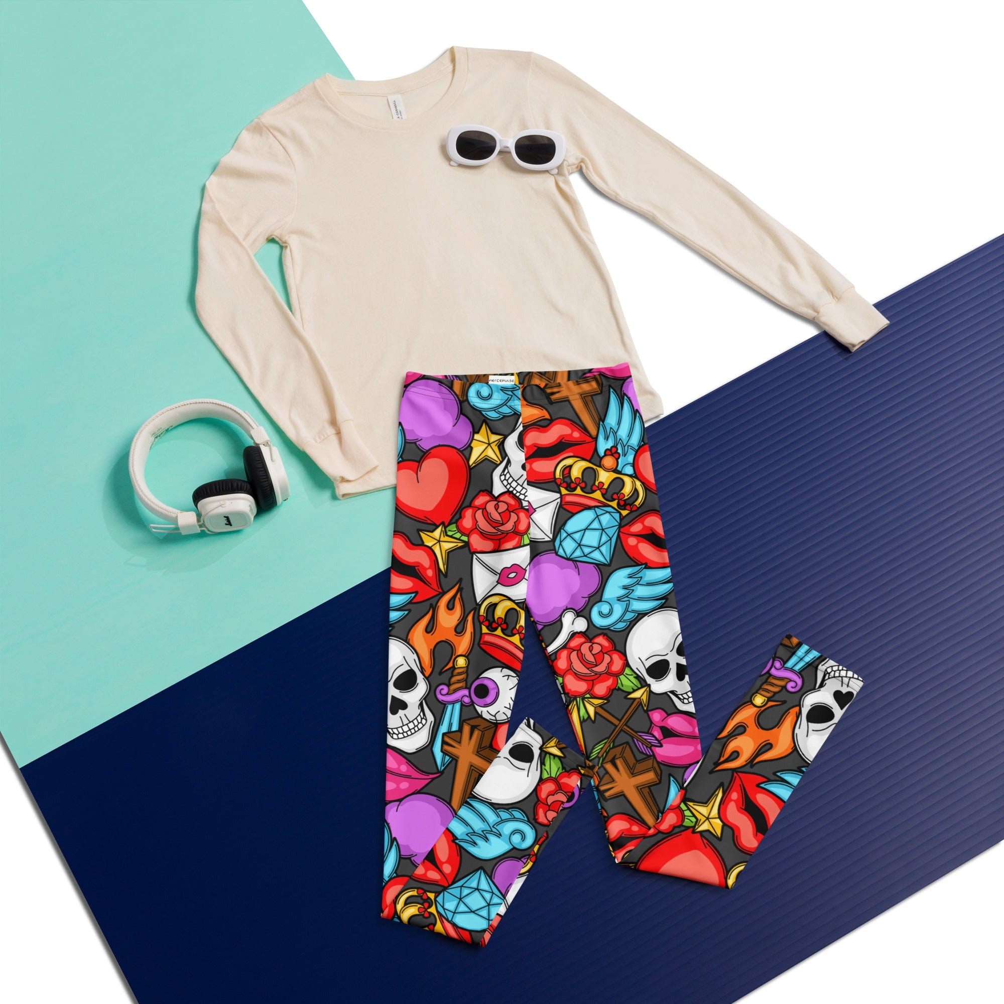 Skulls Youth Leggings