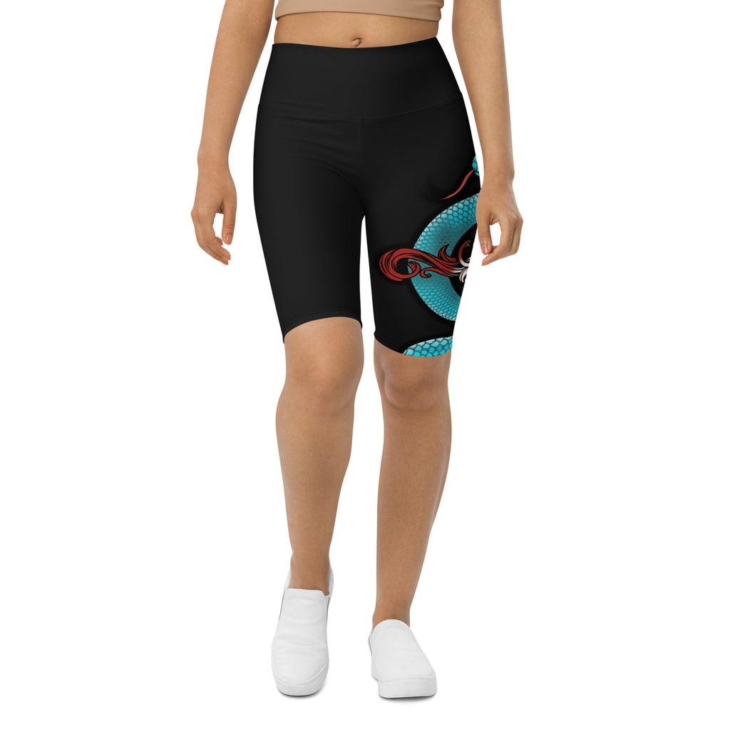 Snake & Sword Biker Shorts