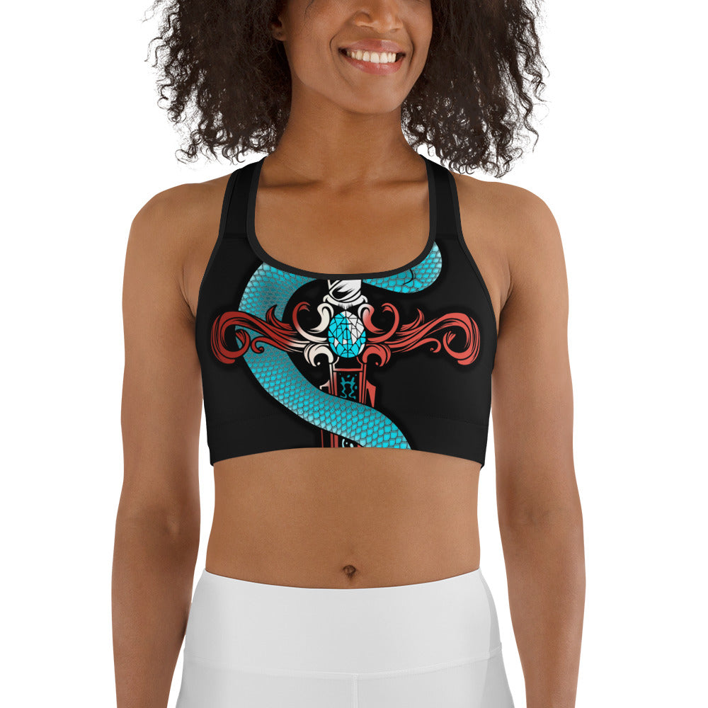 Snake & Sword Sports Bra