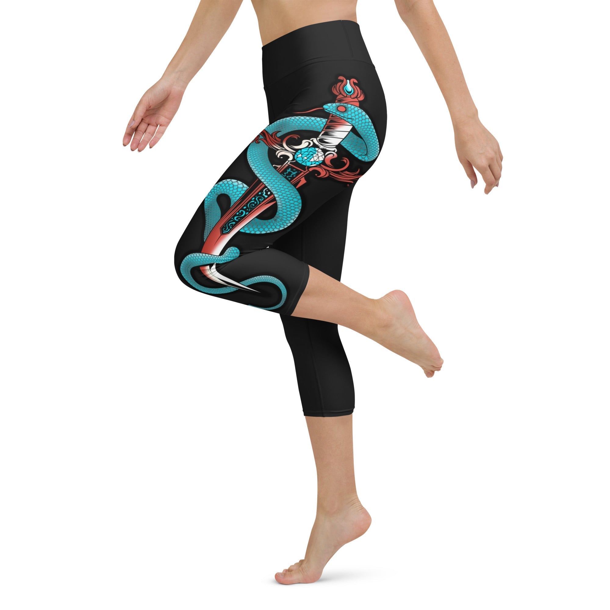 Snake & Sword Yoga Capris