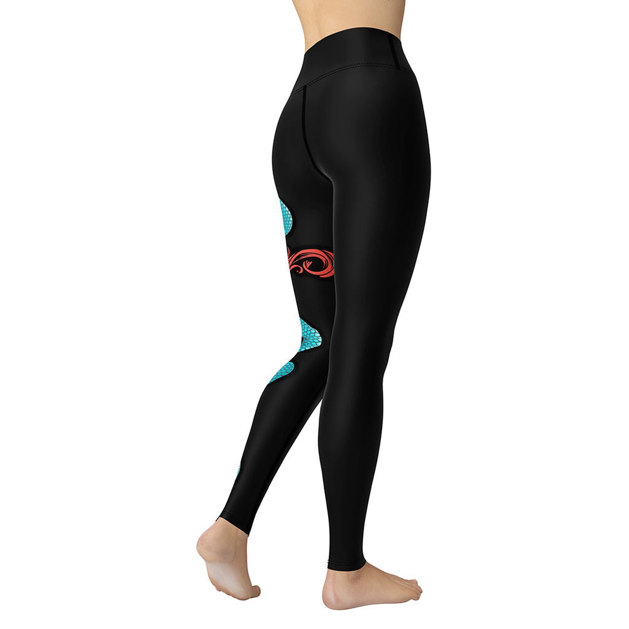 Snake & Sword Yoga Leggings