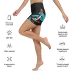 Snake & Sword Yoga Shorts
