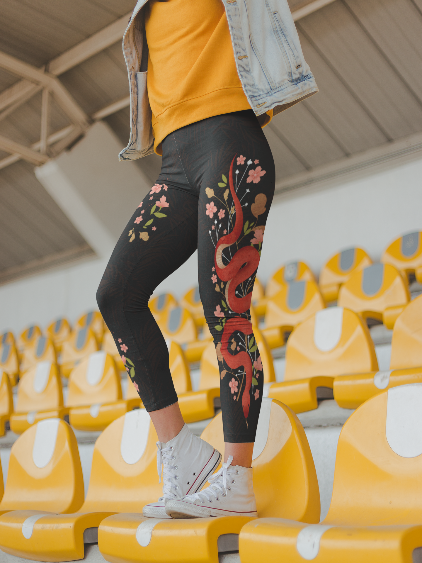 Snakes & Flowers Leggings