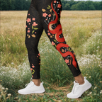 Snakes & Flowers Yoga Leggings