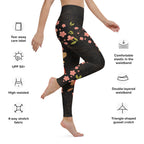 Snakes & Flowers Yoga Leggings