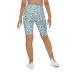 Snow-Covered Pines Biker Shorts