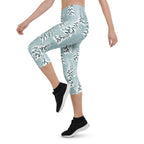 Snow-Covered Pines Capris