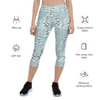 Snow-Covered Pines Capris