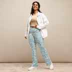 Snow-Covered Pines Flare Leggings