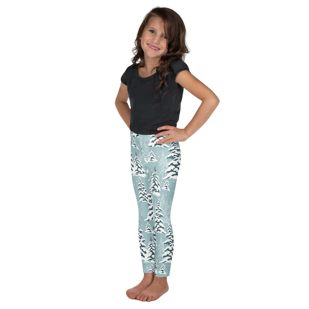 Snow-Covered Pines Kid's Leggings
