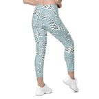 Snow-Covered Pines Leggings With Pockets