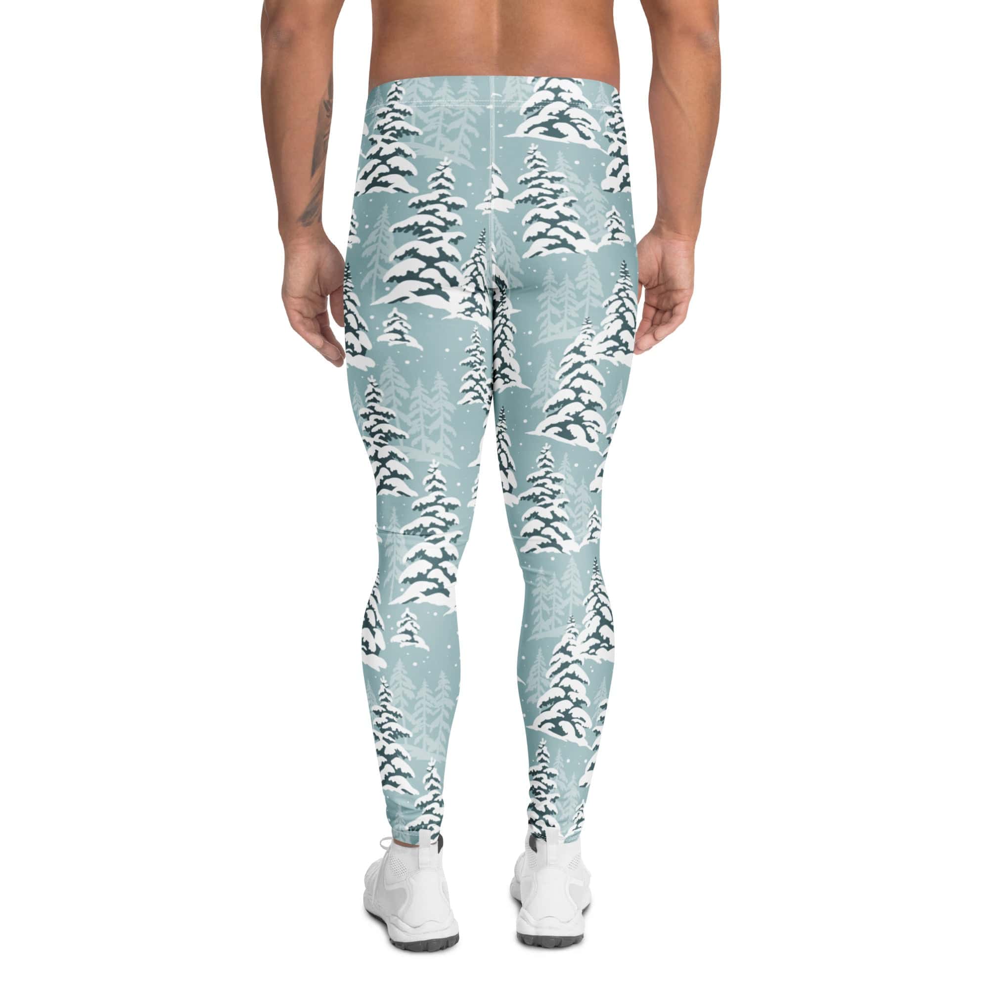 Snow-Covered Pines Men's Leggings