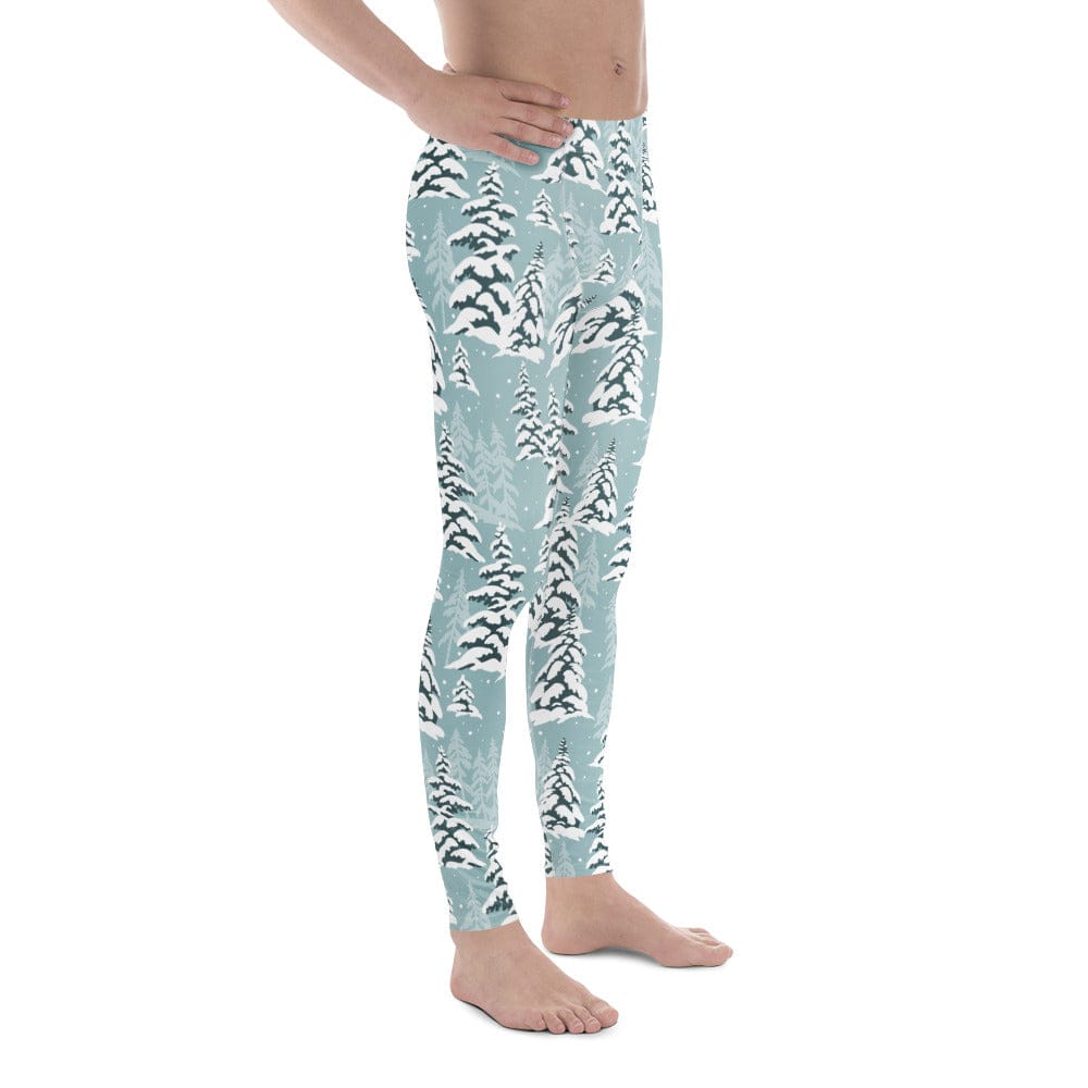 Snow-Covered Pines Men's Leggings