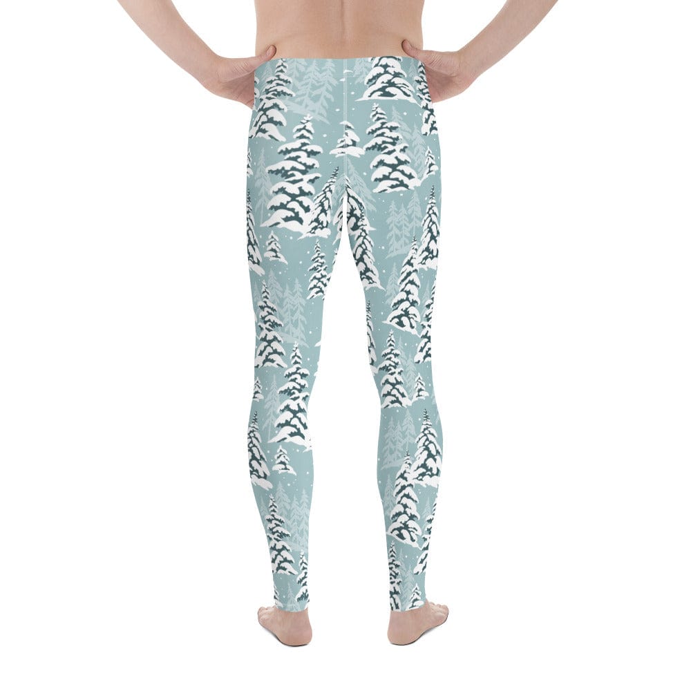 Snow-Covered Pines Men's Leggings