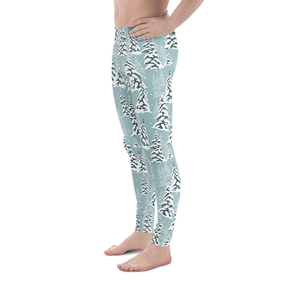 Snow-Covered Pines Men's Leggings