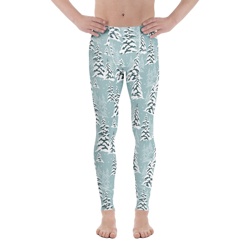 Snow-Covered Pines Men's Leggings