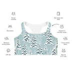 Snow-Covered Pines Sports Bra