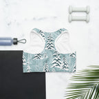 Snow-Covered Pines Sports Bra