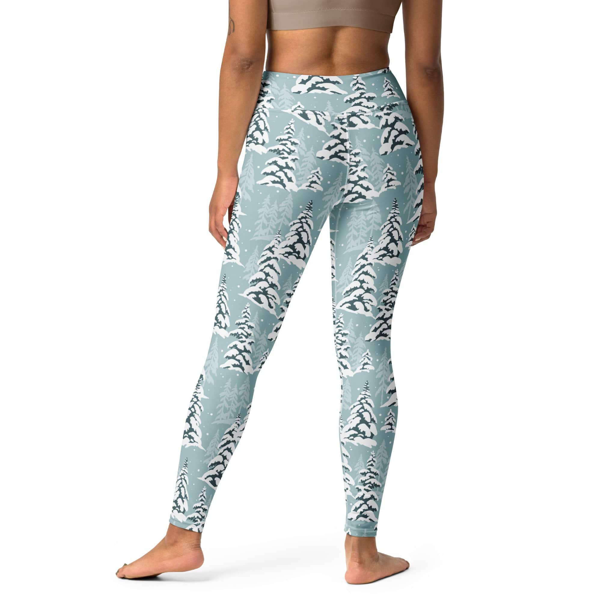 Snow-Covered Pines Yoga Leggings
