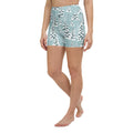 Snow-Covered Pines Yoga Shorts