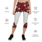 Snowy Plaid Perfection Capris