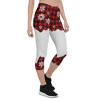 Snowy Plaid Perfection Capris