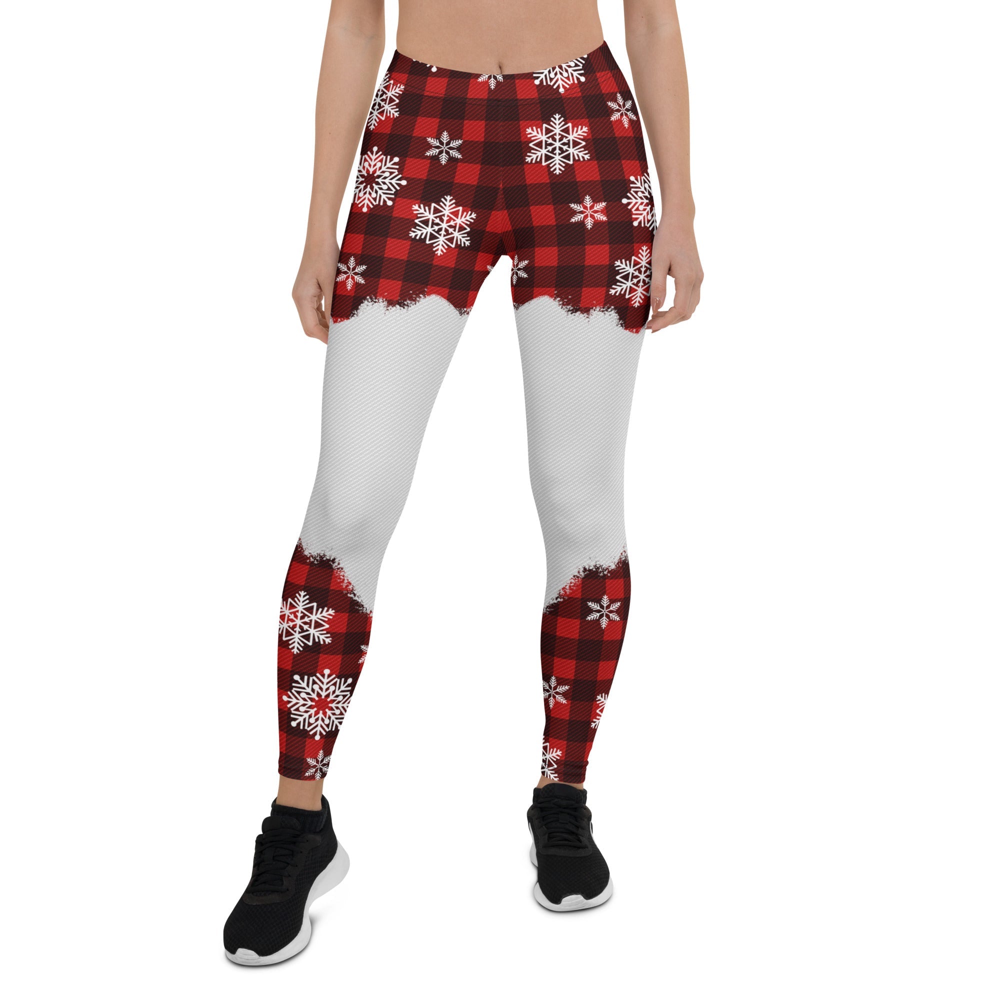 Snowy Plaid Perfection Leggings