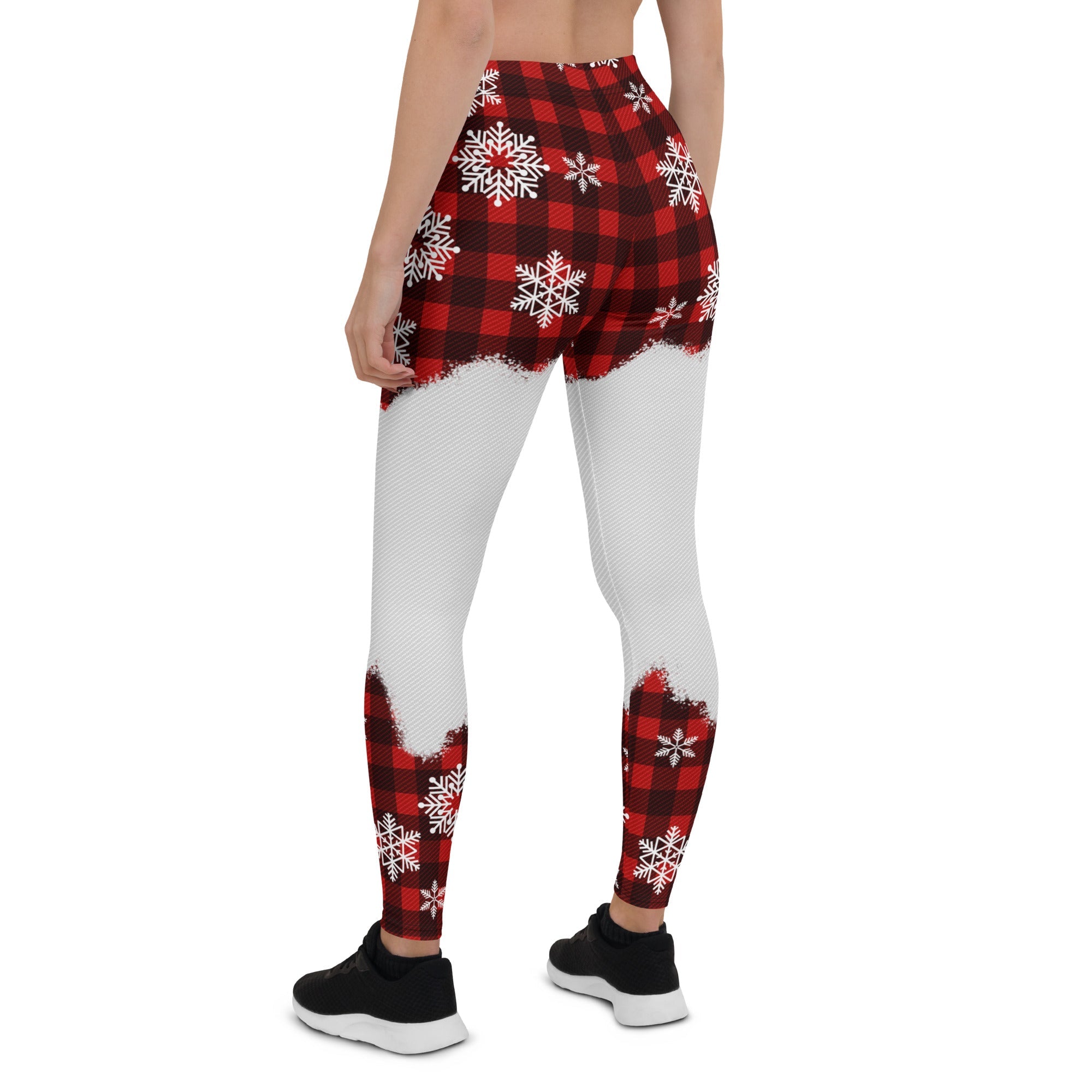 Snowy Plaid Perfection Leggings