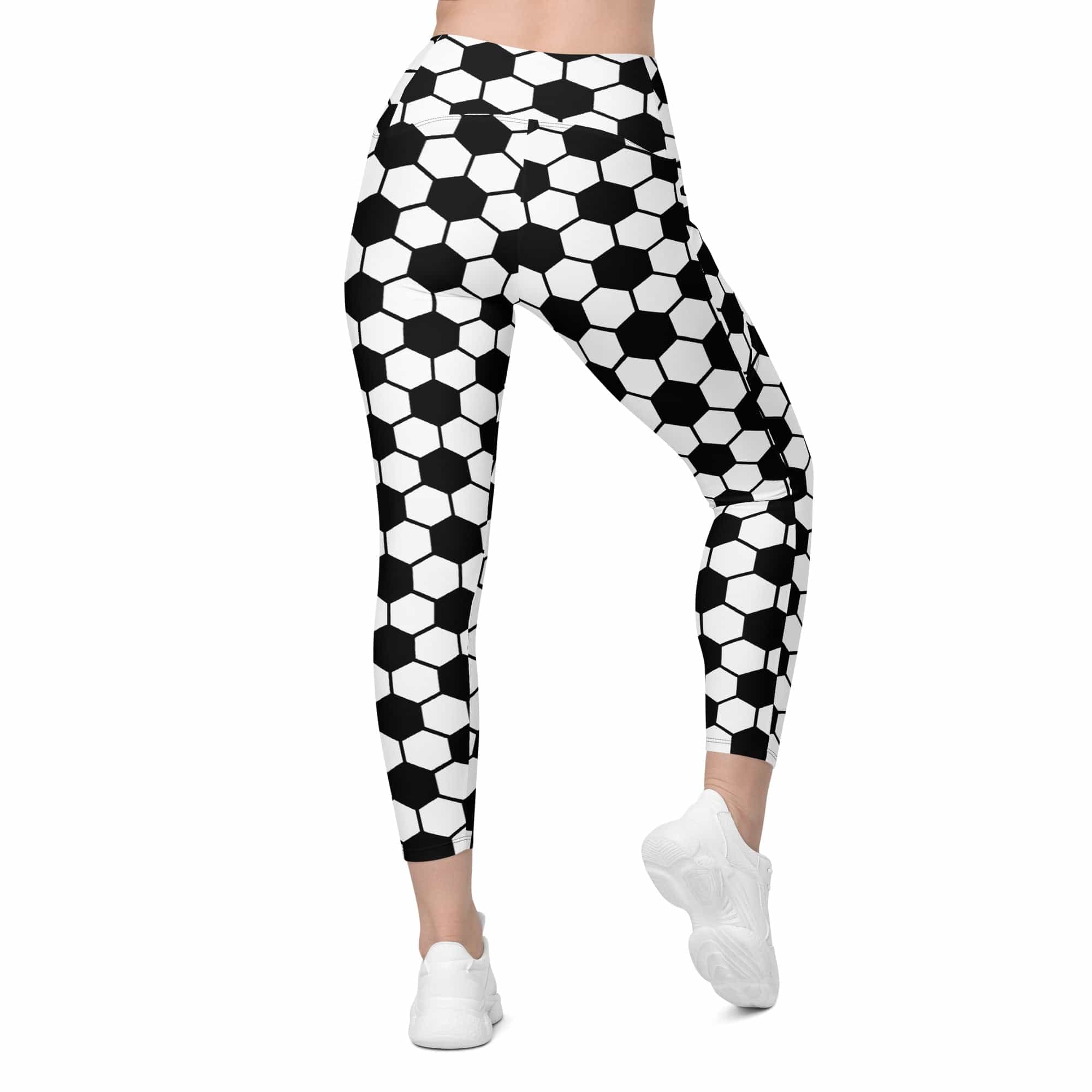 Soccer Crossover Leggings With Pockets