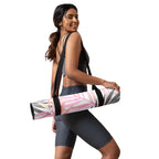 Soft Pink Tropical Yoga Mat