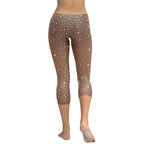 Sparkle Fishnet Capris