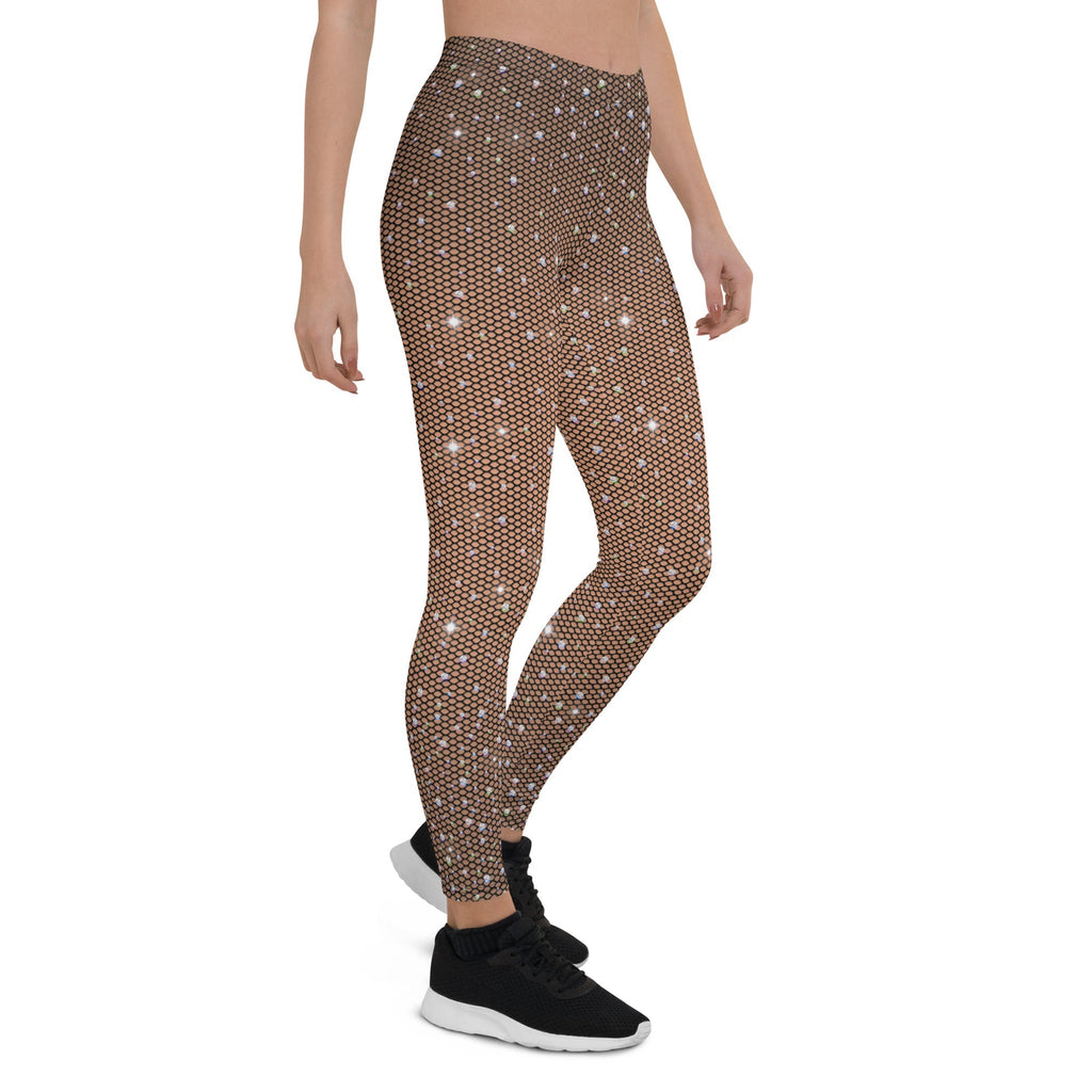 Sparkle Fishnet Leggings