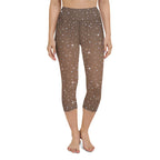 Sparkle Fishnet Yoga Capris