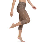 Sparkle Fishnet Yoga Capris
