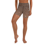 Sparkle Fishnet Yoga Shorts