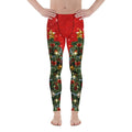 Sparkly Print Christmas Tree Men's Leggings