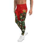Sparkly Print Christmas Tree Men's Leggings