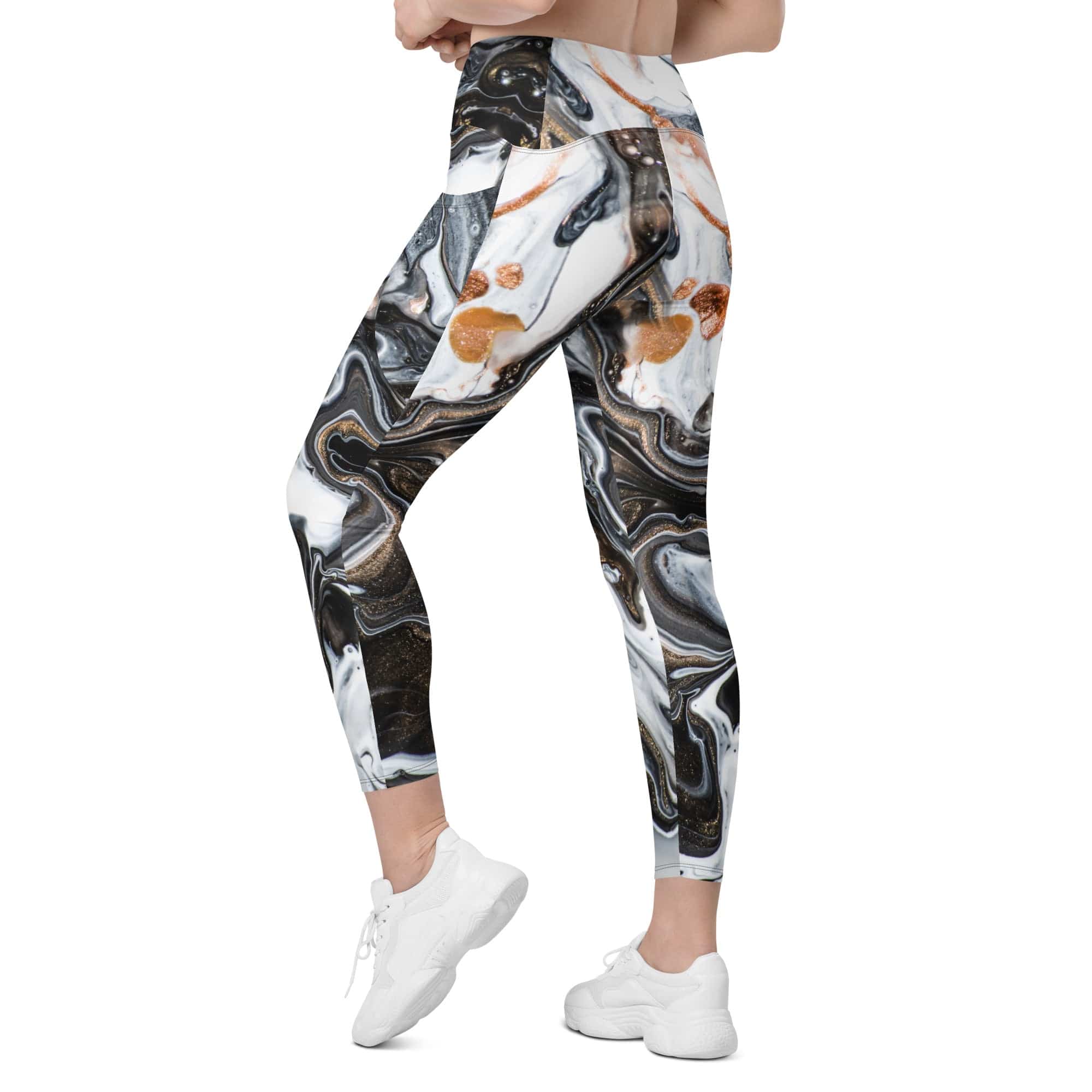 Speck of Gold Leggings With Pockets